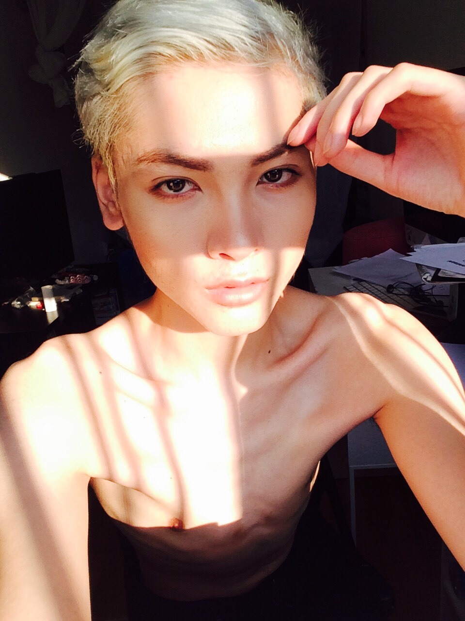 soothingboy:  tagged by @hohentai  selfies of 2015 (last 6 months) 