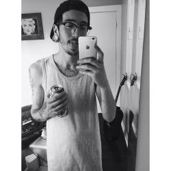 faithfullink:  Hey I found my glasses #tattoo #tattooed #vsco #vscocam #vscogram #guyswithtattoos #spacers #plugs #woodenplugs #woodplugs #blackandwhite   