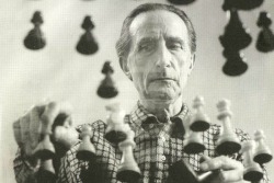artnet:  On what would be his 128th birthday, take a look back at the life and wisdoms  of our favorite art world prankster, Marcel Duchamp.
