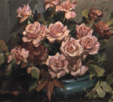 Bowl of rosesHarold Septimus Power (Australian, 1878–1951)