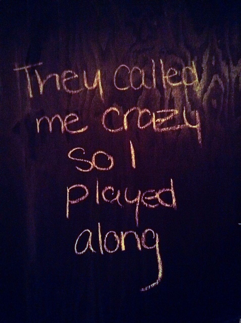 i-am-not-witty:  and you wanna change me but i’m on my own.