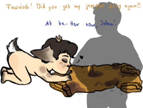 shootbadcabbies:Jeez, stop worrying, John! Fawnlock’s got this. 