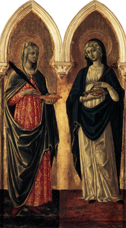 maertyrer:Guidoccio Cozzarelli - Sts. Agatha and Lucy (1480s)