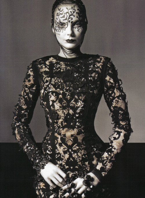 bvlgaria: Eniko Mihalik by Greg Lotus Dress: Marios Schwab F/W 2008/09 Vogue Italia October 2008