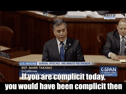 repmarktakano: Today I spoke on the House floor to honor Fred Korematsu Day and to warn my colleague