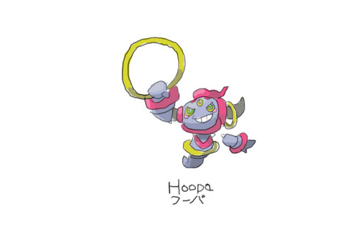 Drew Pokemon With My Left Hand, Hoopa, Photoshop.