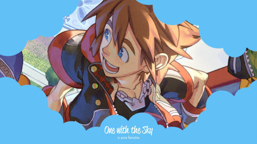 One with the Sky: a Sora Fanzine features artwork by APTICHO  Check out her preview on Twitter too!P