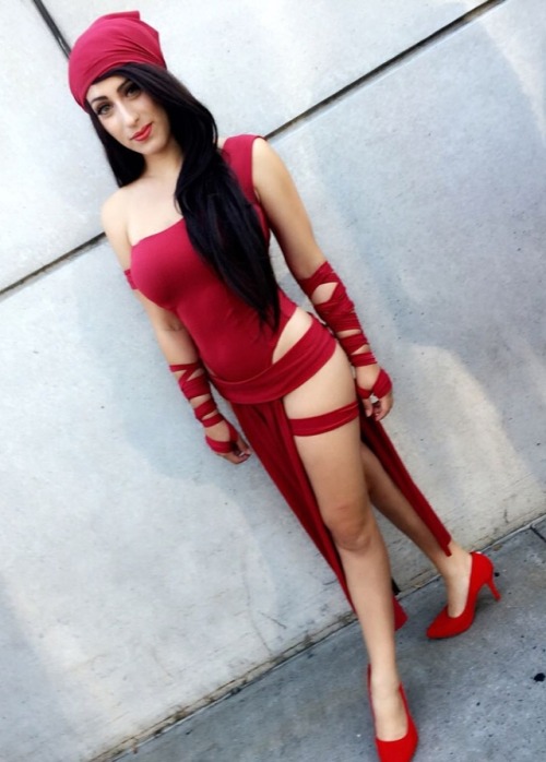 Porn Pics comicbookcosplayvixens:  Elektra by Elizabeth