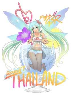 tony taka vocaloid hatsune miku racing miku cleavage dress pantsu see through summer dress wet wings | #413098 | yande.re