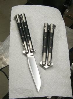 knifepics:  Balisong by Balibalistic (Shawn Greacen)