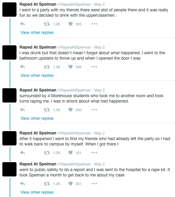 micdotcom:  “Raped at Spelman” calls out college’s victim blaming A Twitter