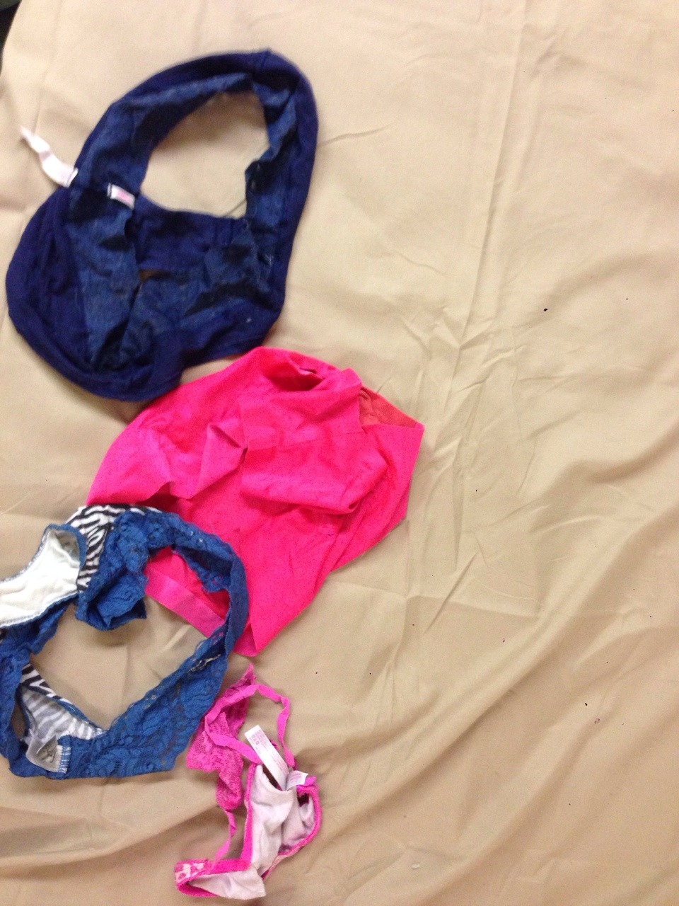 old-panty-perv:  brothersisterlover:  Sisters panties. Which one should I cum  in?