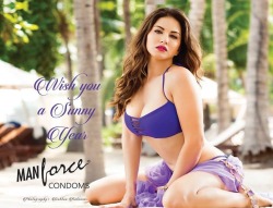 actressheaven:  Sunny Leone - Manforce Condom Calendar