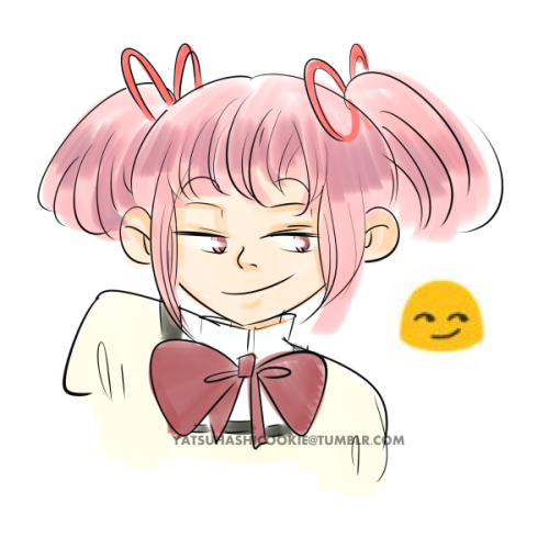 yatsuhashicookie:  THE MANY really really ooc EXPRESSIONS OF MADOKA KANAMEe3 for caffeccino, c4 for acruz53, a6 for meganekko-meguca, c5 for sespaci, and e4 for castellla!feel free to send me more of these emojis! ;)