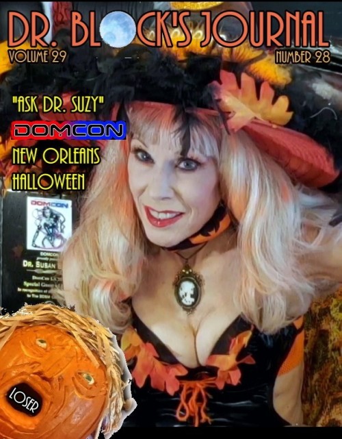 “Ask Dr. Suzy” at DomCon Halloween: Dr. Suzy’s Speakeasy in the Big Easy: htt