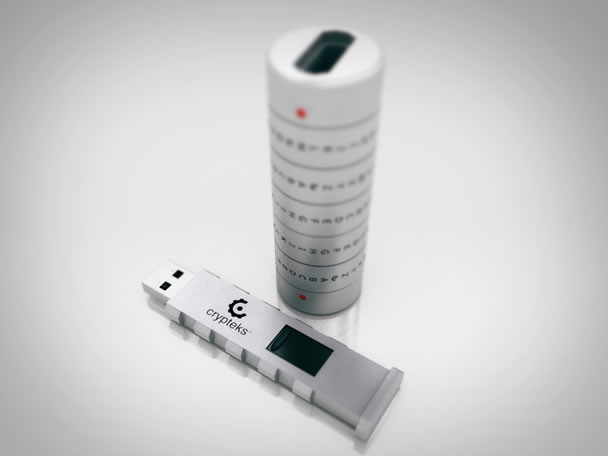 2087:  Crypteks physically lockable USB flash drive takes data protection seriously
