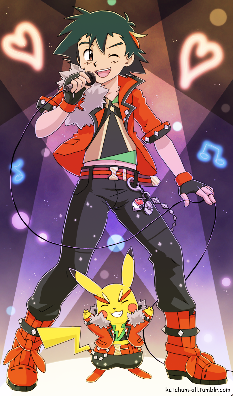 ketchum-all:A drawing I did. I love the male contest outfit from the ORAS game, so