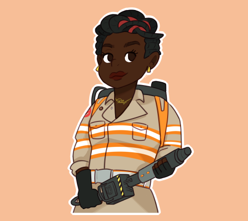 jomiancu: I drew Leslie Jones’ character from Ghostbusters because she’s amazing and des