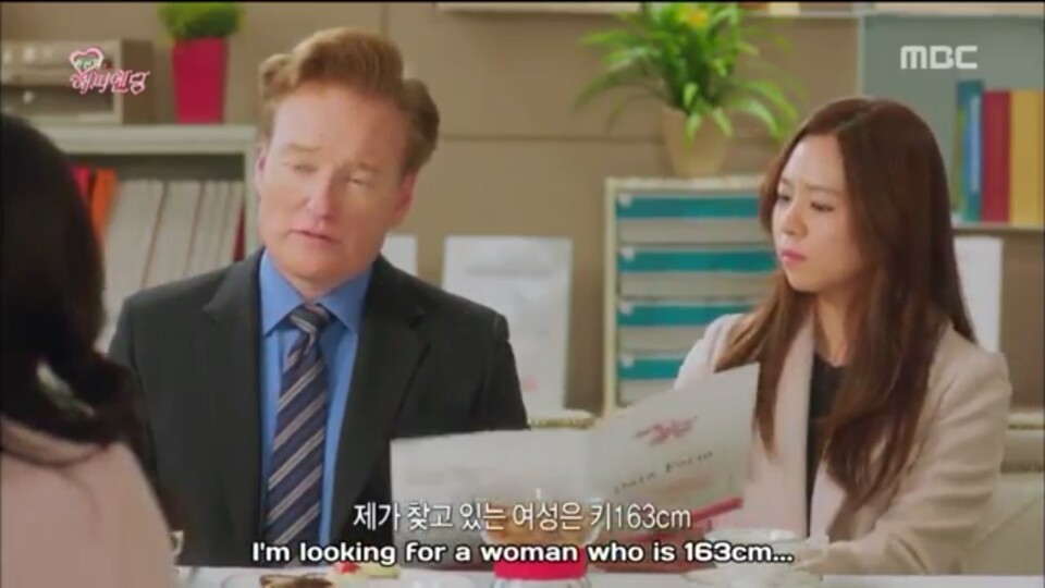 a6:  did i just watch conan obrien try and get the girl in a kdrama without any context