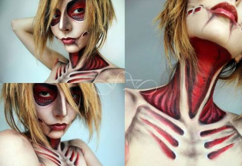 paul4allseasons:  Female Titan Makeup by Florea Flavia 