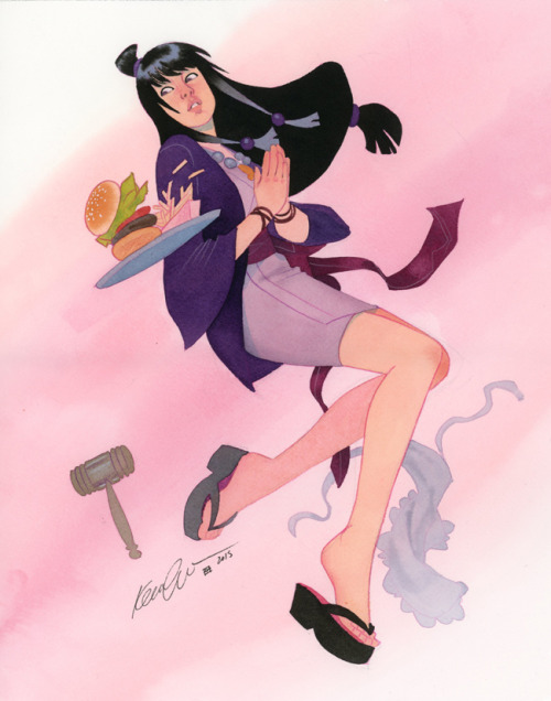 kevinwada:Maya FeyAce Attorney NYCC 2015 commission