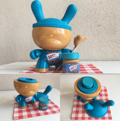 Sketty Peanut Butter Custom Dunny by Sket One