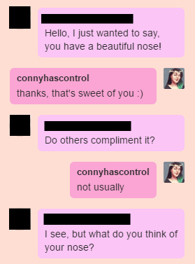 velvetcyborg: thescienceofjohnlock:  connyhascontrol:  so this guy followed me yesterday after I posted some selfies and then this happened. At first I just wanted to say ‘anyway men are awful’ but I figured I might help especially younger female