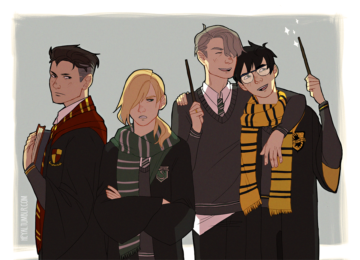 heyal:YOI Hogwarts AU   ╰(*´︶`*)╯  (I’ve been gone for a while aaHHH I’m