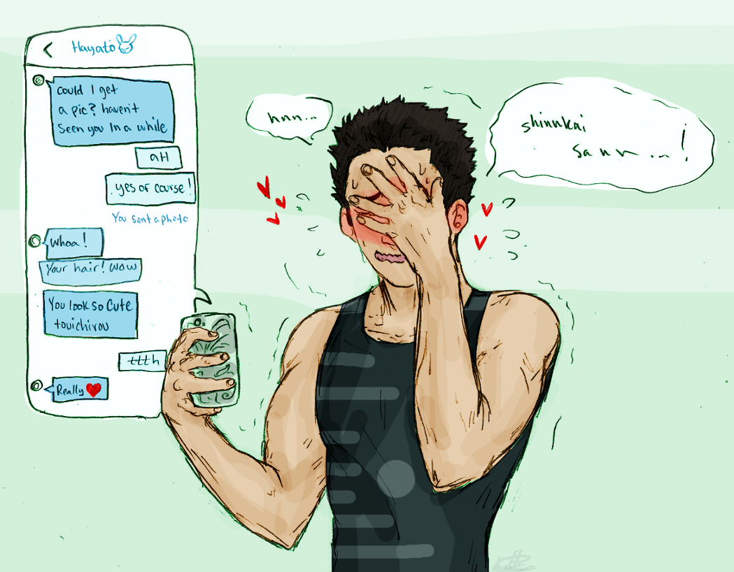 unhealthydoctors:Shinkai: seriously, that haircut looks so adorable on you touichirou