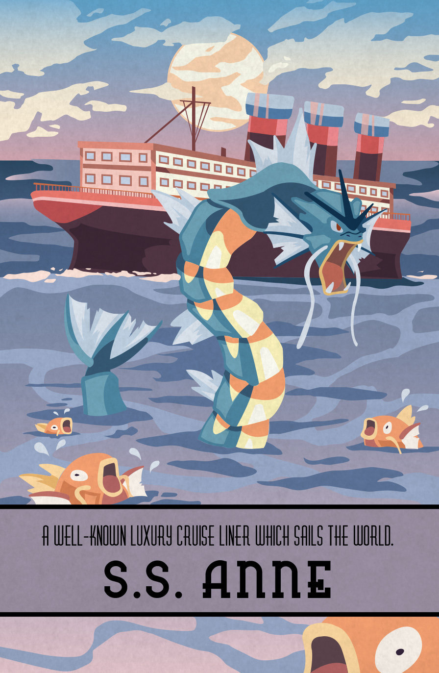 retrogamingblog:  Pokemon Travel Posters made by PoriPori