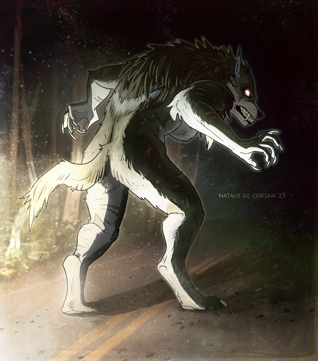 ArtOC Werewolf the Forsaken character commission  rDungeonsAndDragons