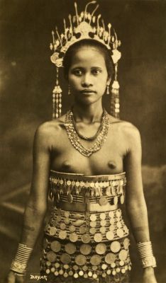 Dayak girl.