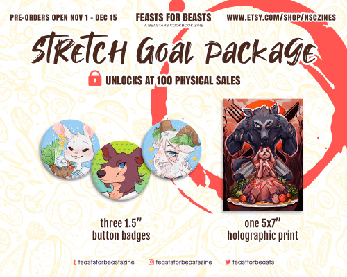 - Stretch Goals - Feasts for Beasts: BEASTARS Cookbook Zine The items in each stretch goal package w