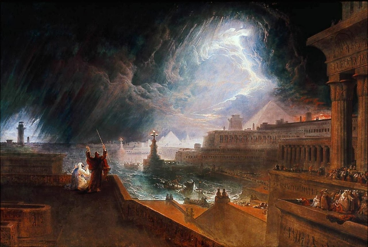 kradhe:  John Martin - Seventh plague of egypt. 1823 John Martin - Pandemonium,