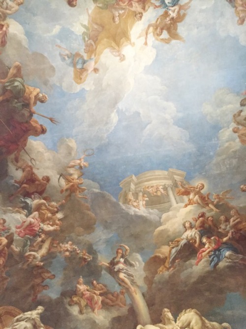 eahrth:ceiling at the palace of Louis XIV, Versailles