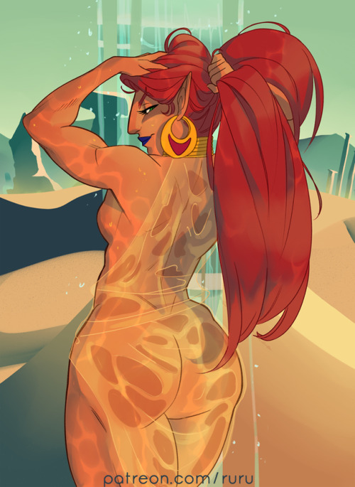 unastanzarossa: From an Urbosa set. My patrons have good taste. (tip: if you wanna see the whole set