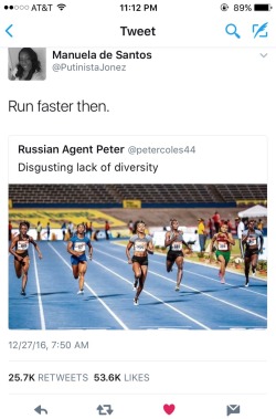 undercoverxgaygent: georgethegreatpotatoofhappiness:   strangeparker:  Im pretty sure white ppl cant run in general so idk why he is complaining for.   Can confirm. Source: am white 