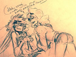 notsafeforroskii:  Stressed?! Draw nsfw!