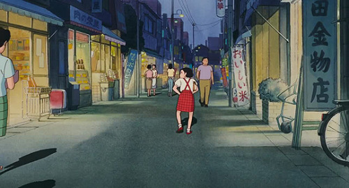 cinemamonamour: 1966 Tokyo in Only Yesterday (Isao Takahata, 1991)