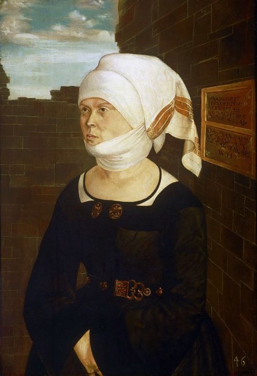 Portrait ofMargaret Hundertpfundt by Wolf Huber, 1526