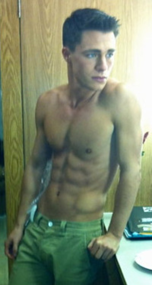 famousmennakeduk:  Colton Hayes from tv shows arrow and teen wolf also stills from