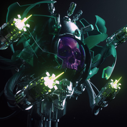 Venomous Bloom - [DAY_969]Skull model pack by: Billelis