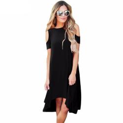 favepiece:  Short Sleeve O-Neck Dress - Get