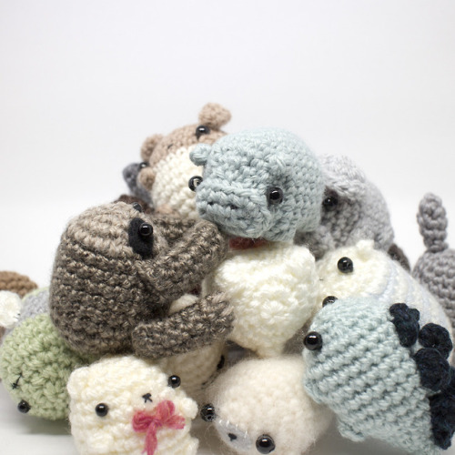 Amigurumi mystery bags are back in stock, just in time for the holidays! Each one has a surprise ami