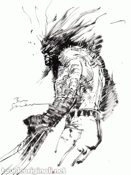 wolverineholic:  by Bill Sienkiewicz  niiiiiiice