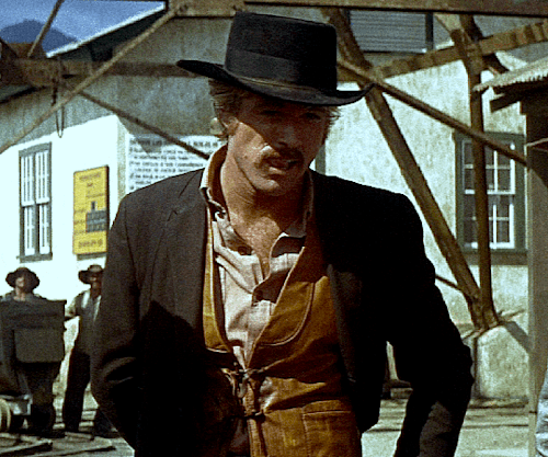 Robert Redford In BUTCH CASSIDY & THE SUNDANCE KID (1969) Dir. George Roy Hill