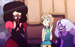 the-jester-queen:  Garnet is just a pair of proud “Mother’s”   &lt;3 &lt;3 &lt;3