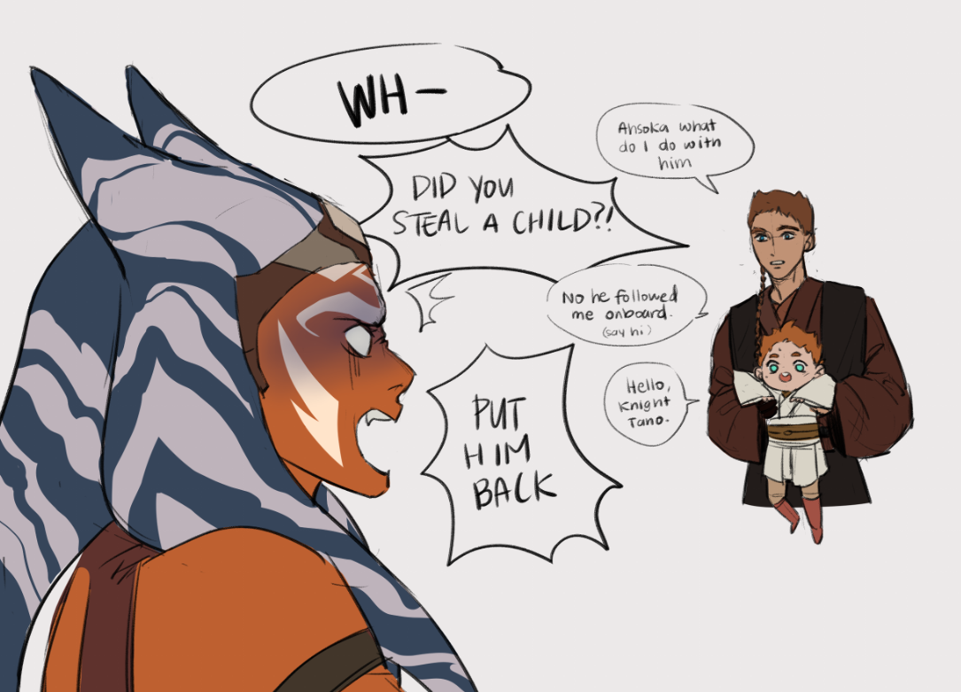 Ahsoka x anakin