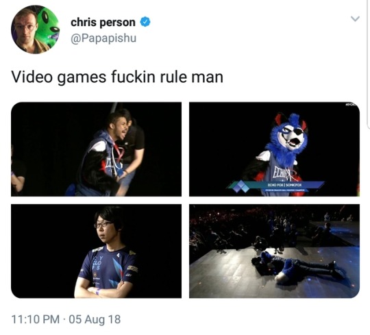 ichibankasuga:  gaylor-moon:  fadingroots:   this literally just went down at the biggest North American fighting games tournament this weekend y'all I don’t think you understand  