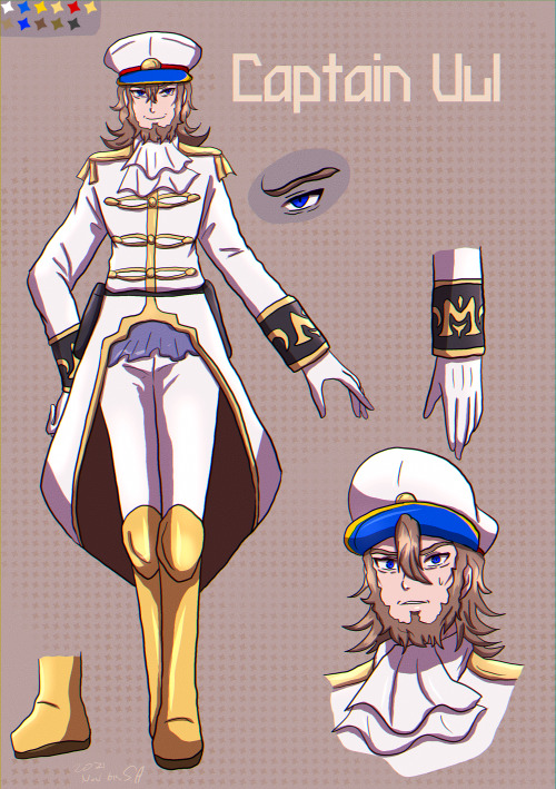 My Kirby Gijinka character plan Hyness and Captain Vul